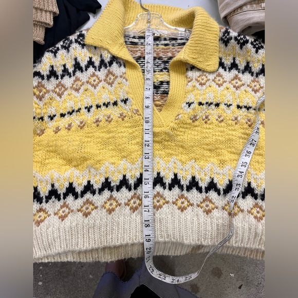 A.L.C. Fair Isle Nordic Merino Wool Landry Sweater - Picture 10 of 10